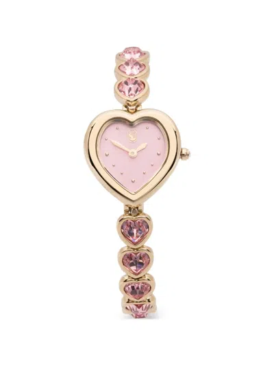 Swarovski Idyllia 22mm Crystal-embellished Watch In Pink