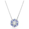 Swarovski Idyllia E Sd Rhodium Shiny Blue In Blue