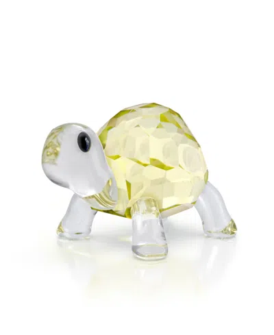 Swarovski Idyllia Baby Tortoise Crystal Figurine In Yellow