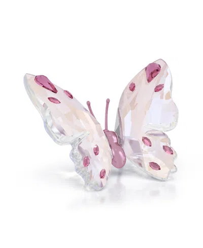 Swarovski Idyllia Butterfly Small Figurine In Pink