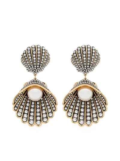 Swarovski Idyllia Clip-on Earrings In Gold