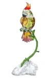 Swarovski Idyllia Cockatoo Crystal Figurine In Multicolored