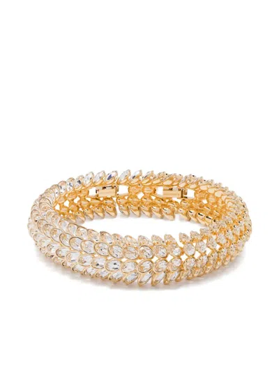 Swarovski Idyllia Crystal-embellished Bracelet In Gold