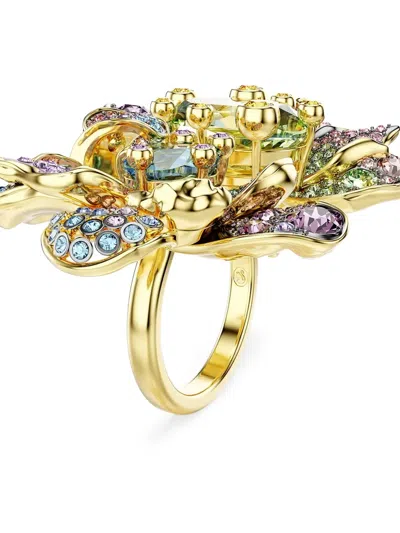 Swarovski Idyllia Crystal-embellished Ring In Gold