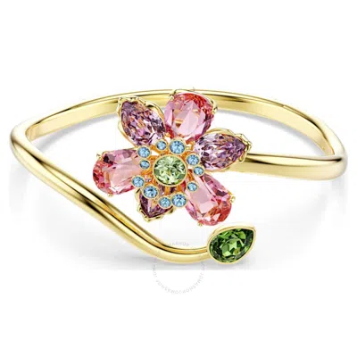 Swarovski Idyllia Crystal Flower Bracelet In Pink