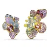 Swarovski Idyllia Crystal Flower Gold-plated Earrings