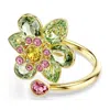 Swarovski Idyllia Flower Motif Crystal Open Ring