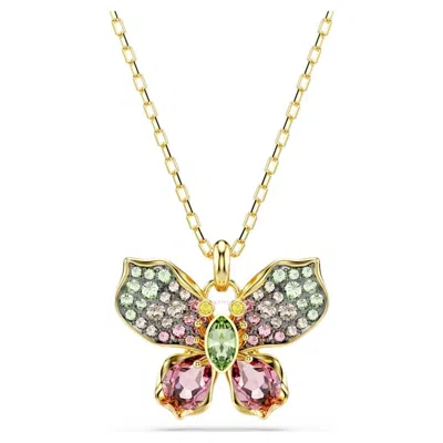 SWAROVSKI SWAROVSKI IDYLLIA CRYSTAL FLOWER PENDANT NECKLACE