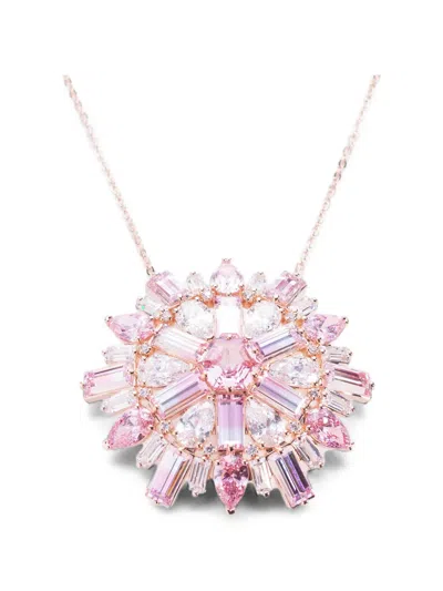 Swarovski Idyllia Crystal Necklace In Orange