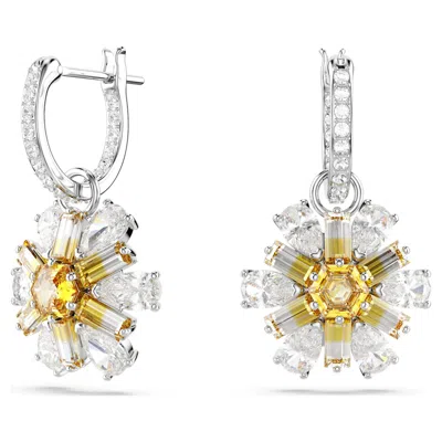 Swarovski Idyllia Drop Earrings In Yellow