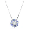 Swarovski Idyllia E Sd Rhodium Shiny Blue In Blue