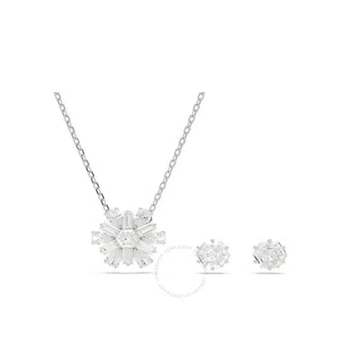 Swarovski Idyllia E Set Set Of 2 Rhodium Shiny White