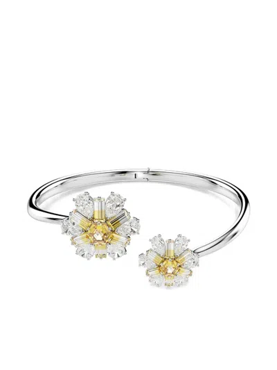 Swarovski Idyllia Flower-embellished Bracelet In Multi