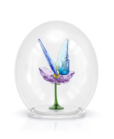 Swarovski Idyllia Glass Ball Butterfly And Flower Crystal Figurine In Multi