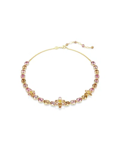 SWAROVSKI IDYLLIA GOLD-TONE PLATED NECKLACE