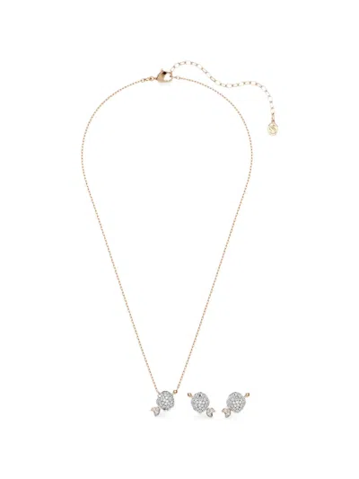 Swarovski Idyllia Heart Arrow Jewellery Set In Gold