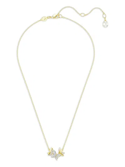 Swarovski Idyllia Lilia Necklace In Gold