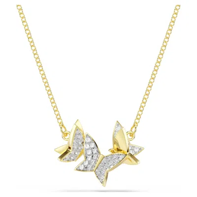 Swarovski Idyllia Lilia Necklace In Gold