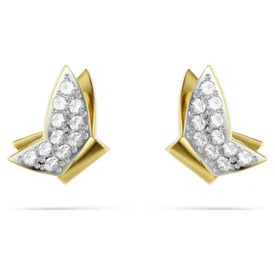 Swarovski Idyllia Lilia Stud Earrings In Gold