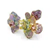 Swarovski Idyllia Mixed Metal Finish Flower Ring