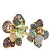 Swarovski Idyllia Mixed Cuts Flower Ring In Multi