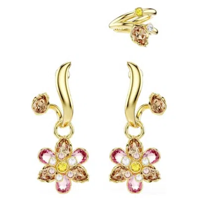 Swarovski Idyllia Mixed Cuts Set Of 3 Earrings