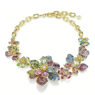 Swarovski Idyllia Multicolored Flower Necklace