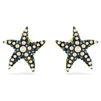 Swarovski Idyllia Stud Earrings In Multicolored