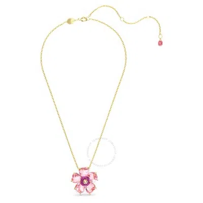 Swarovski Idyllia Pink Flower Necklace