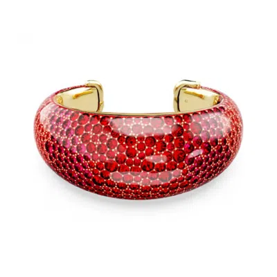 Swarovski Idyllia Red Cuff In Neutral