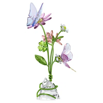Swarovski Idyllia Papillon Et Fleurs In Multi