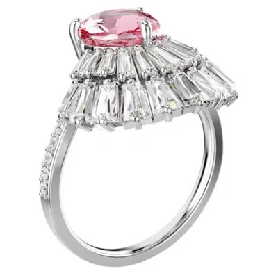 Swarovski Idyllia Shell Cocktail Ring In Metallic