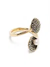 Swarovski Idyllia Shell-motif Ring In 金色