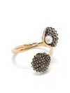 Swarovski Idyllia Shell-motif Ring In 金色