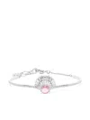 Swarovski Idyllia Crystal-embellished Bracelet In Light Rose Ignite