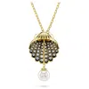Swarovski Idyllia F Pendant Shell Y Gold Shiny Crystal In White