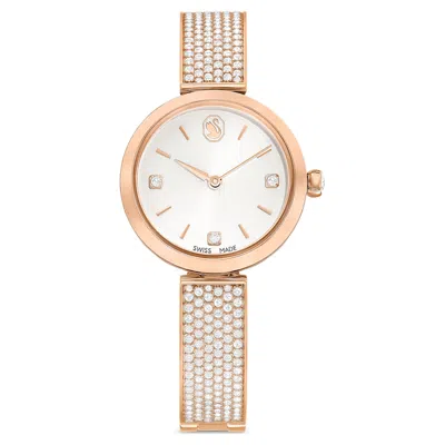 Swarovski Illumina Watch In Rose Gold Tone