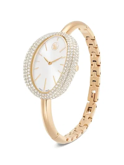 Swarovski Imber 35mm Bangle Watch In Gold
