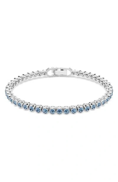 SWAROVSKI SWAROVSKI IMBER BEZEL SET CRYSTAL TENNIS BRACELET
