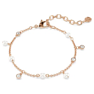 Swarovski Imber Bracelet In ["white","pink","gold Tone","rose Gold Tone"]