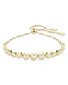 Swarovski Imber Crystal Bezel Slider Tennis Bracelet In White