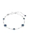 Swarovski Imber Crystal-embellished Beaded Bracelet In Metallic