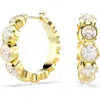 Swarovski Imber Crystal Hoop Earrings In Multi