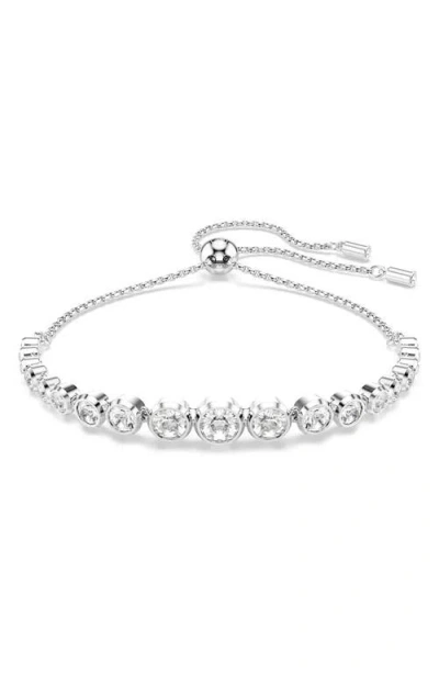 Swarovski Imber Crystal Slider Bracelet In White