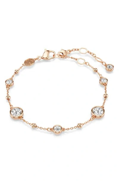 Swarovski Imber Crystal Station Bracelet In Gold