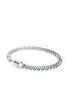 Swarovski Imber Emily Tennis Crystal-embellished Bracelet In Blue