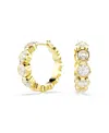 Swarovski Imber Gold-tone Plated Hoop Earrings