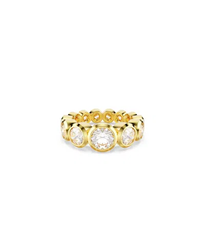 Swarovski Imber Gold-tone Plated Mixed Round Cut Ring