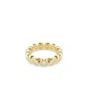Swarovski Imber Gold-tone Plated Round Cut Ring