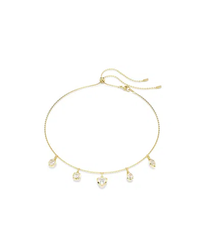 Swarovski Imber Mixed Cuts White Gold-tone Plated Necklace